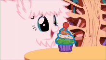 puff cupcake