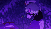 a cartoon character is laying on the ground with a rainbow necklace around his neck