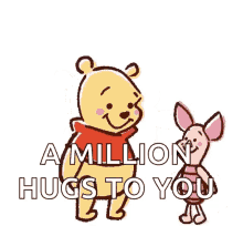 Winnie The Pooh Hug GIFs | Tenor
