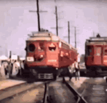 pacific electric red cars los angeles streetcars california