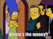 Fat Tony Simpsons GIF - Fat Tony Simpsons Pretzel Money GIFs