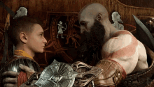 Atreus Kratos GIF - Atreus Kratos God Of War Ragnarok GIFs