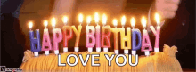 Happy Birthday Birthday Cake GIF - Happy Birthday Birthday Cake Candle GIFs
