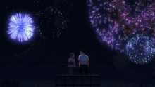 fireworks anime couple date