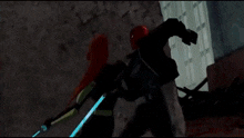 Red Hood Fight GIF - Red Hood Fight Knock GIFs