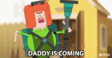 Daddy Is Coming Pinkys Dad GIF - Daddy Is Coming Pinkys Dad Danny Jacobs GIFs