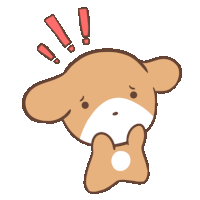 Puppy Brown Sticker - Puppy Brown Panicked Stickers