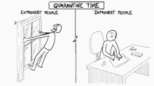 introvert extrovert quarantined quarantine time introvert vs extrovert