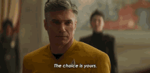 The Choice Is Yours Captain Christopher Pike GIF - The Choice Is Yours Captain Christopher Pike Anson Mount GIFs