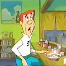 George Jetson Disgusted Face GIF - George Jetson Disgusted Face Change The Channel GIFs