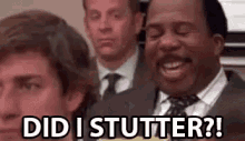 Ya Heard Me GIF - The Office Stanley Did I Stutter GIFs