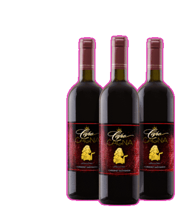 Capo Cagna Wine Sticker - Capo Cagna Wine Leah Van Dale Stickers