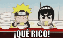 Naruto Lee Qué Rico Ramen GIF - Naruto Ramen Anime GIFs