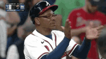 Ron Washington salutes William Contreras. : r/Braves