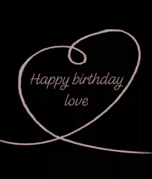 Happy Birthday Love Love GIF - Happy Birthday Love Love Heart GIFs