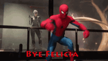spider man bye felicia felicia hardy bye goodbye