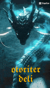 a picture of a dragon with the words otvorter deli on the bottom