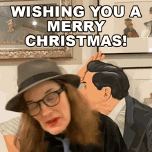 Wishing You A Merry Christmas Cameo GIF - Wishing You A Merry Christmas Cameo Christmas Greetings GIFs