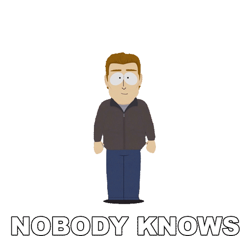 Nobody Knows South Park Sticker - Nobody Knows South Park S22e5 Stickers