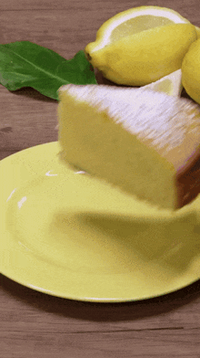 Lemon Sponge Cake Dessert GIF - Lemon Sponge Cake Cake Dessert GIFs