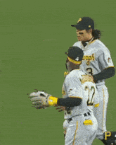 Pittsburgh Pirates Outfield GIF - Pittsburgh Pirates Outfield Celebration GIFs