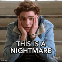 This Is A Nightmare Ricky GIF - This Is A Nightmare Ricky High School Musical The Musical GIFs