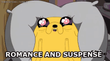 Romance & Suspense GIF - Adventure Time Jake Romance GIFs