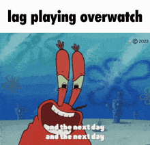 lagloyavich overwatch and the next day overwatch team lag