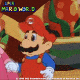 a cartoon of mario from the super mario world