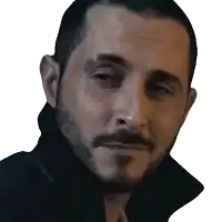 a man with a beard wearing a black jacket