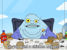 Do You Want A Chicken Nugget The Ceo Of Insane Groundbreaking Games GIF