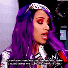 Sasha Banks Emotions GIF - Sasha Banks Emotions Passion GIFs