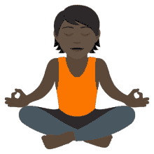 meditation joypixels lotus position yoga relax