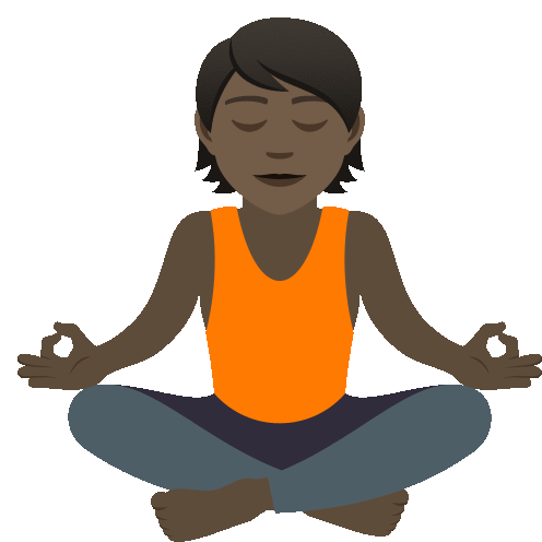 Meditation Joypixels Sticker