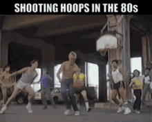 Shooting Hoops In The80s GIF - Shooting Hoops In The80s Basketball GIFs