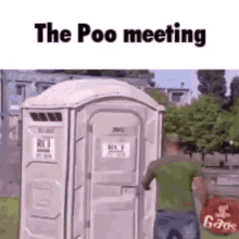 Poop Meeting Surprised GIF