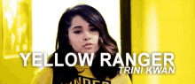 Yellow Ranger Power Rangers GIF