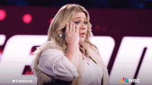 About To Cry Kelly Clarkson GIF - About To Cry Kelly Clarkson The Voice GIFs