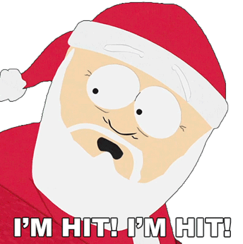 Im Hit Im Hit Santa Claus Sticker - Im Hit Im Hit Santa Claus South Park Stickers