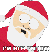 Im Hit Im Hit Santa Claus Sticker - Im Hit Im Hit Santa Claus South Park Stickers