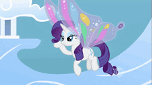 Mlp Rarity Butterly Wings GIF