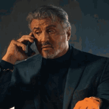 Hold On A Second Dwight Manfredi GIF - Hold On A Second Dwight Manfredi Sylvester Stallone GIFs