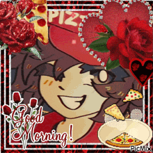 Good Morning Pizza GIF - Good Morning Pizza Pizzaguy GIFs