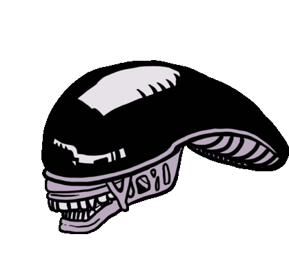 Alien Head Sticker - Alien Head Stickers