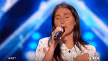 Singing Lily Meola GIF - Singing Lily Meola American'S Got Talent GIFs