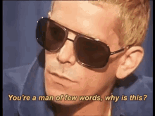 Man Of Few Words Lou Reed GIF - Man Of Few Words Lou Reed GIFs