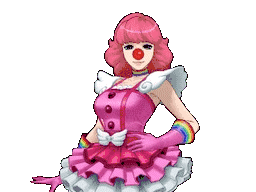 Geiru Straps Geiru Sticker - Geiru Straps Geiru Clown Girl Stickers