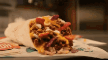 Taco Bell Cheesy Double Beef Burritos GIF