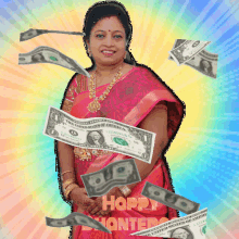 Dhanteras Happy Dhanteras GIF - Dhanteras Happy Dhanteras Dollar Bills GIFs
