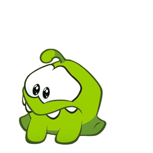 Catching A Candy Om Nom Sticker - Catching A Candy Om Nom Cut The Rope Stickers
